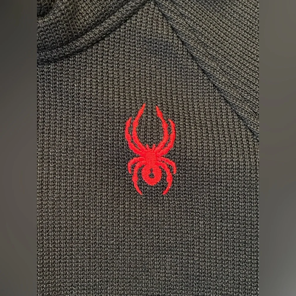 Spyder Kids Black Jacket with Red Accents Size L (14/16)